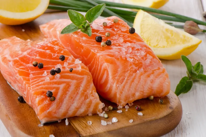 Keto Lemon Garlic Butter Salmon